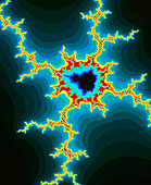 'A Birth of Lightning',Mandelbrot set fractal