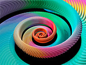 Spiral fractal