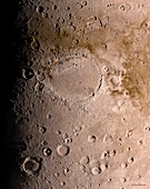 Schiaparelli crater,Mars,artwork