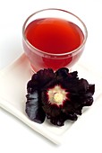 Hollyhock herbal tea