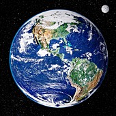 Earth from space,satellite image