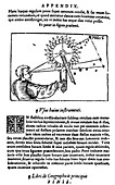 Apianus writing about the Pole Star,1564
