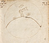 Harriot's Moon observation,1609