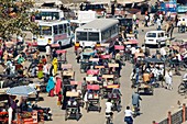 Busy street,India