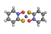 Zinc pyrithione drug molecule