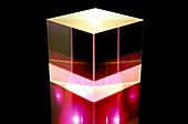 Glass cube optical component