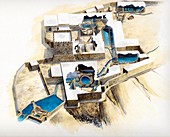 Archaeological site of Qumran,artwork