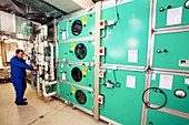 Hospital boiler room