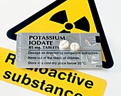 Potassium iodate tablets