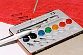 Colour acupuncture kit
