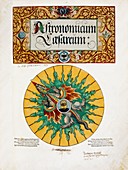 Astronomicum Caesareum title page,1540