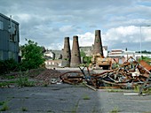 Derelict pottery factory