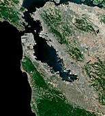 San Francisco Bay,USA,satellite image