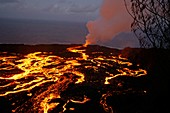 Volcanic eruption,Reunion Island