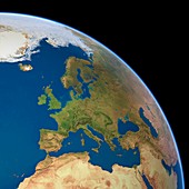 Europe,satellite image