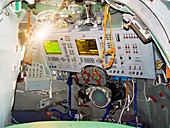 Soyuz-TMA spacecraft cockpit