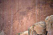 Native American Petroglyphs,Utah,USA