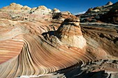The Wave rock formation,Arizona,USA