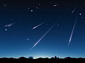 Meteor shower,artwork