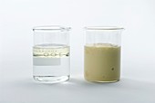 Immiscible liquids demonstration