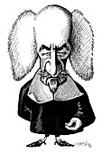 Thomas Hobbes,caricature