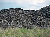 Tyre recycling plant