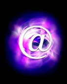 E-mail symbol,abstract artwork