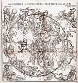 Northern hemisphere star chart,1537