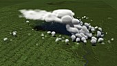 Convective cloud simulation