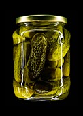 Pickled gherkins