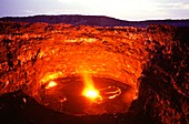 Lava lake,Africa