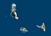 Comoro Islands,satellite image