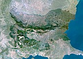 Bulgaria,satellite image