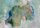 Rwanda,satellite image