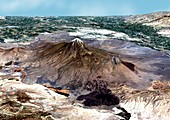 Mount Ararat,3D satellite image