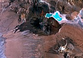 Bolivian volcanoes,satellite image