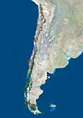 Chile,satellite image