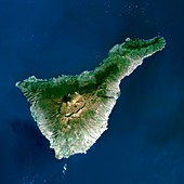 Tenerife,satellite image