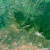 Poas volcano,satellite image