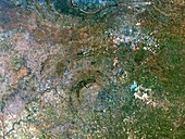Vredefort crater,satellite image