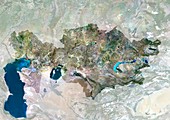 Kazakhstan,satellite image