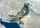 Pakistan,satellite image