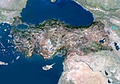 Turkey,satellite image