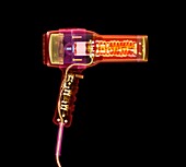 Hairdryer,coloured X-ray