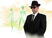 Government UFO inspector,artwork