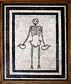 Roman memento mori mosaic