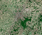 Brussels,Belgium,satellite image