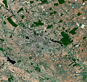 Bucharest,Romania,satellite image
