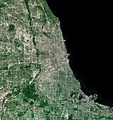 Chicago,USA,satellite image