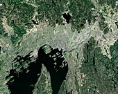 Oslo,Norway,satellite image